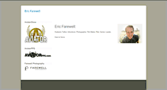 Desktop Screenshot of ericfarewell.com